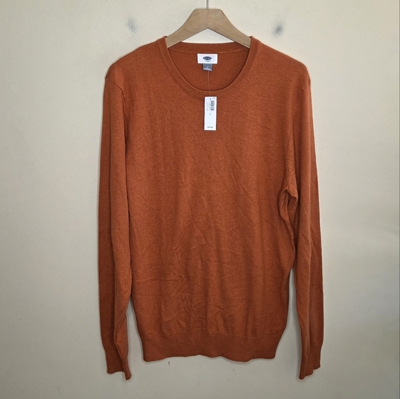 NWT Old Navy | Burnt Orange Crewneck Sweater Size Medium - Picture 1 of 4
